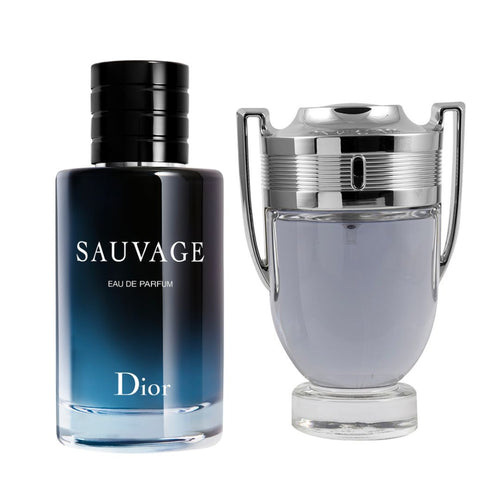 KIT 2 PERFUMES (SAUVAGE 100ML+ INVICTUS 100 ML)