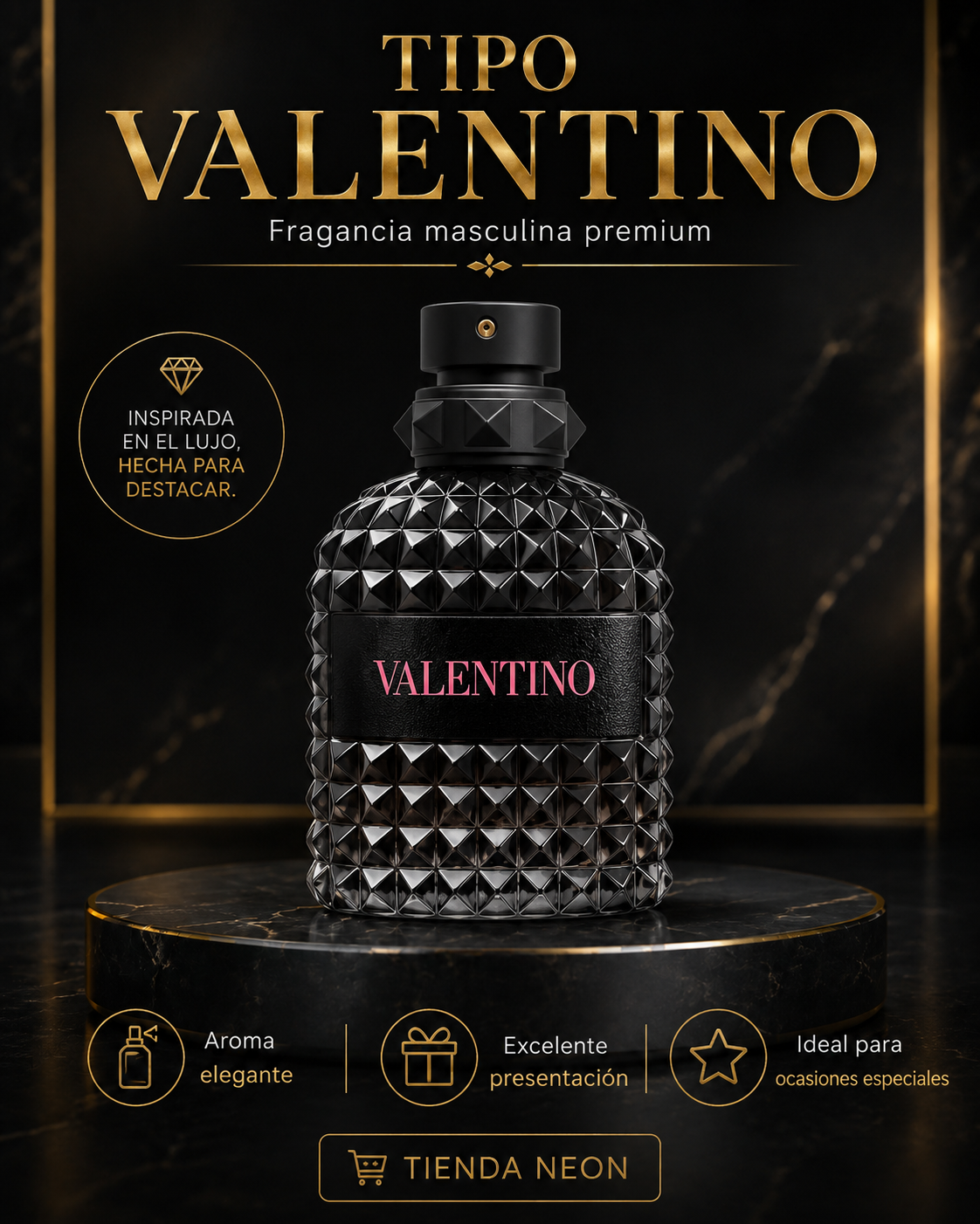 KIT CABALLERO X5 + 2 PERFUMEROS RECARGABLES (5 Aromas para Cada Ocasión)