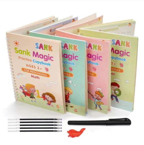 ✍️ Kit de Caligrafía Mágica Montessori  🌈 Aprendizaje divertido para niños