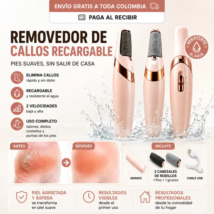 🦶✨Removedor De Callos Recargable