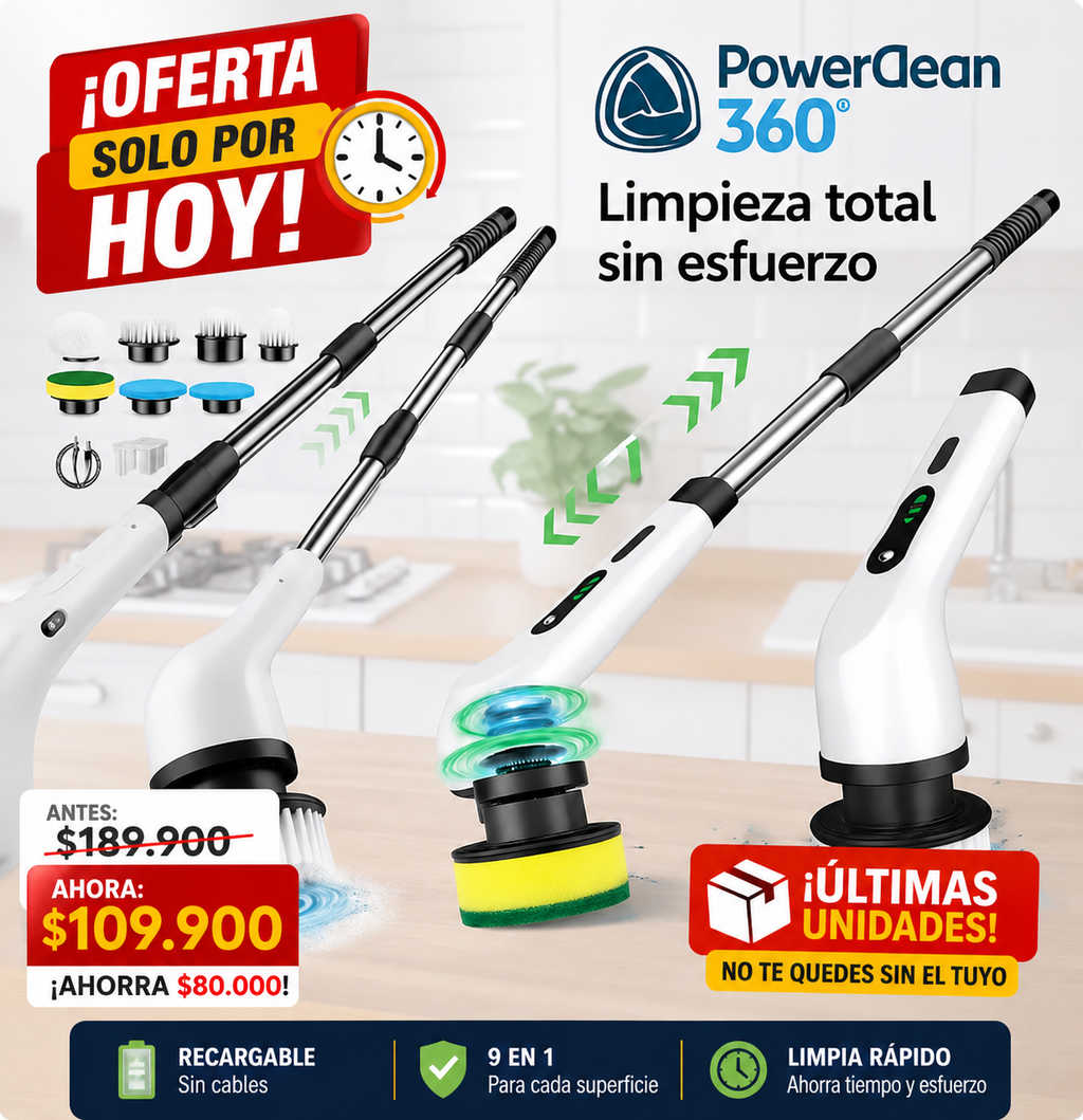 PowerClean 360° | Limpieza total sin esfuerzo