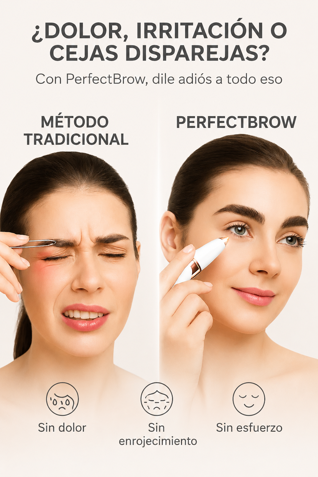Depiladora Facial Flawless — Cejas Perfectas Sin Dolor