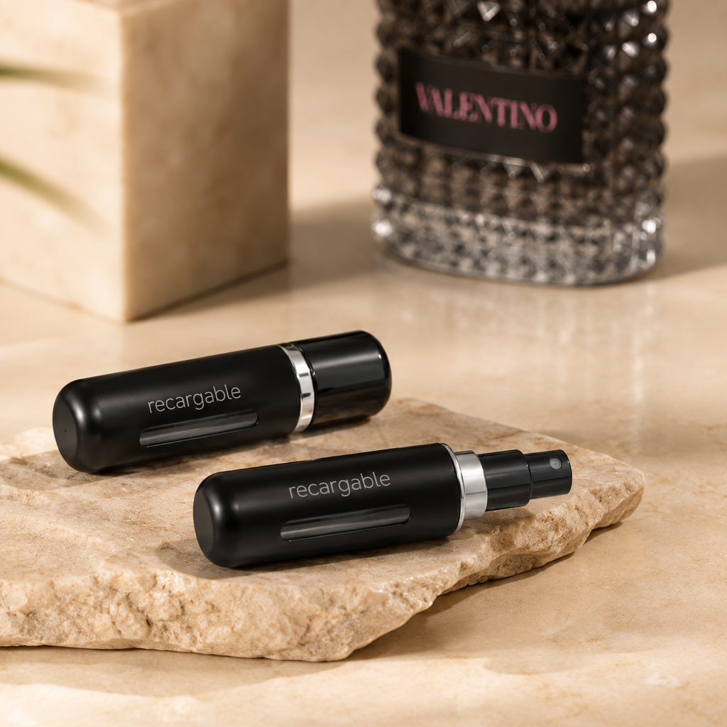 KIT CABALLERO X5 + 2 PERFUMEROS RECARGABLES (5 Aromas para Cada Ocasión)