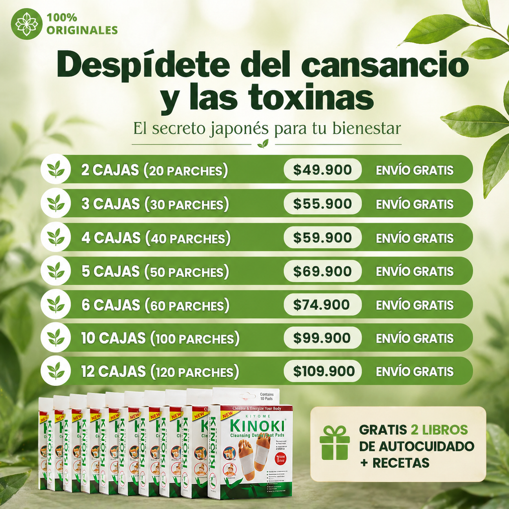 CAJAS PARCHES PARA PIES CAJA x 10