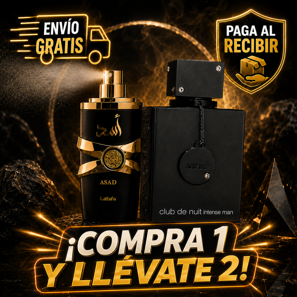 KIT 2 PERFUMES (ASAD +CLUB DE NUIT)