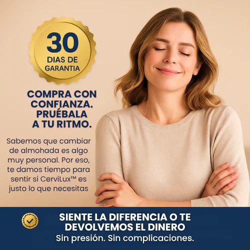 [PAGA 1 y LLEVASE 4] Almohada CerviLux™ Redescubre el placer de un descanso profundo y despertares sin dolor.