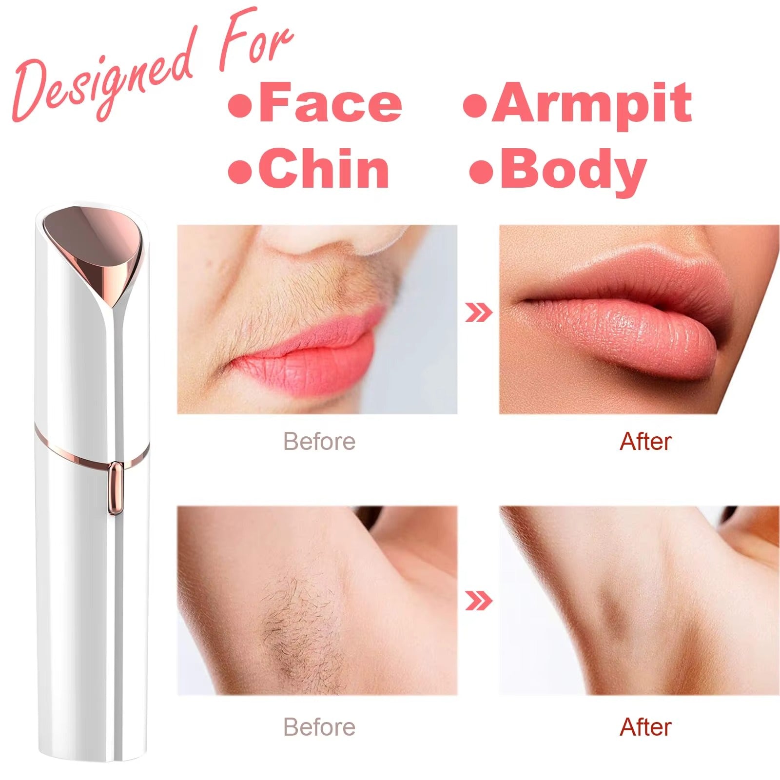 Depiladora Facial Flawless — Cejas Perfectas Sin Dolor